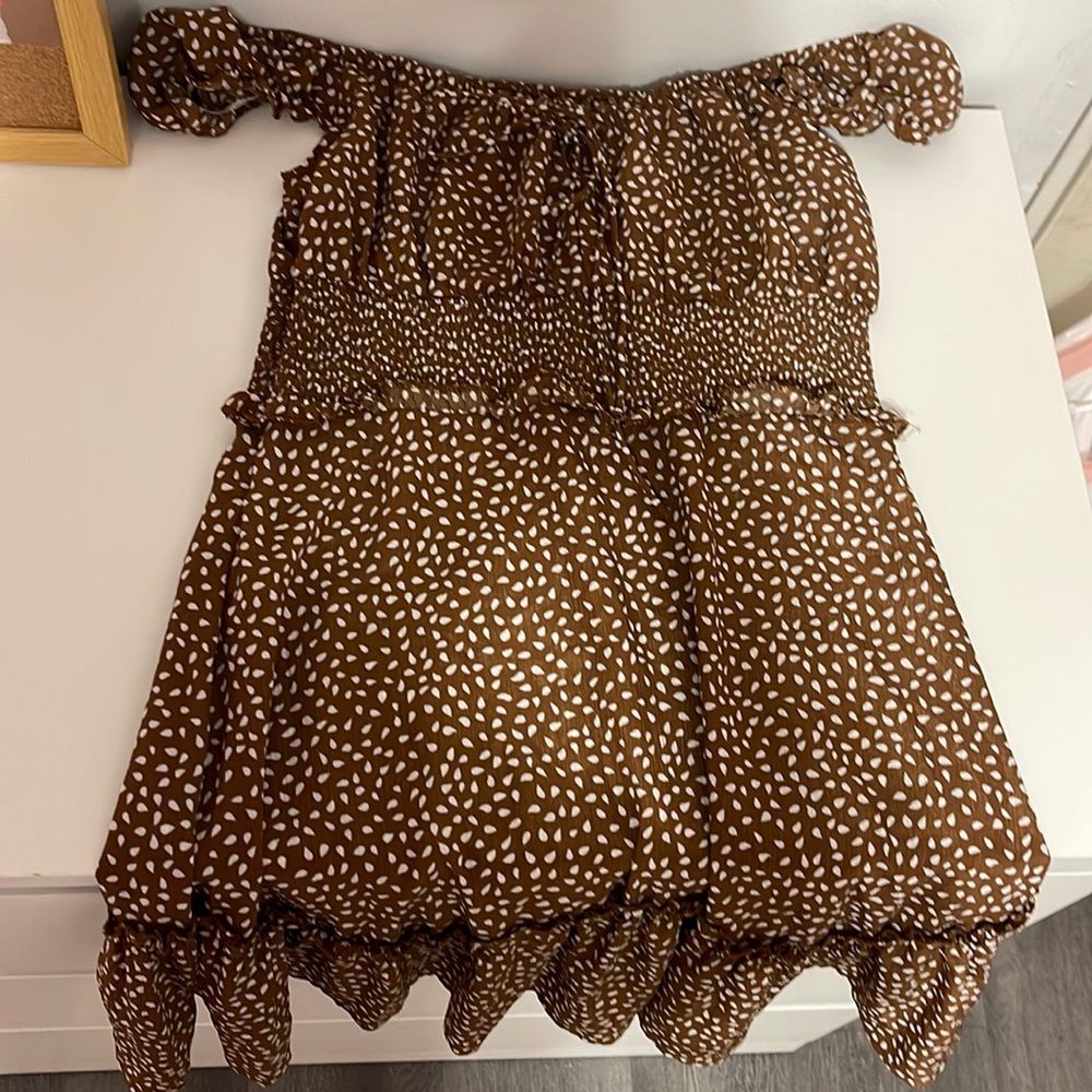 off the shoulder dress